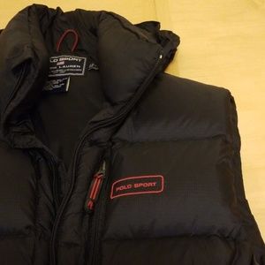 Ralph Lauren Polo Sport Down puffer vest with hood